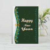 Gelukkig Wenskaart nieuwjaar (Staand voorkant)