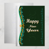 Gelukkig Wenskaart nieuwjaar (Voorkant / Achterkant)