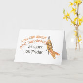 Gelukkig Wenskaart op vrijdag Kaart (Gele Bloem)