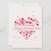 gelukkig wenskaart van valentijnsdag feestdagenkaart (Voorkant)