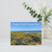 Gelukkig Wereld Oceans Dag! Briefkaart (Staand voorkant)