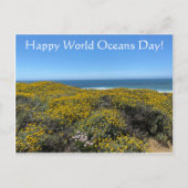 Gelukkig Wereld Oceans Dag! Briefkaart (Voorkant)