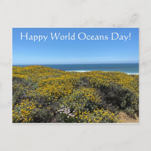 Gelukkig Wereld Oceans Dag! Briefkaart (Voorkant)