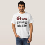 Gelukkig Wijn T-shirt (Voorkant volledig)