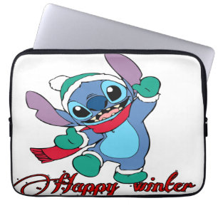 Gelukkig winterseizoen laptop sleeve