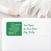 Gelukkig woon ik in Texas! St. Patrick's Day Etiket (Insitu)