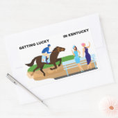 Gelukkig worden in Kentucky Rechthoekige Sticker (Envelop)