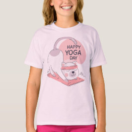 Gelukkig Yoga Dag Luiaard T-Shirt, Cute Luiaard Yo T-shirt