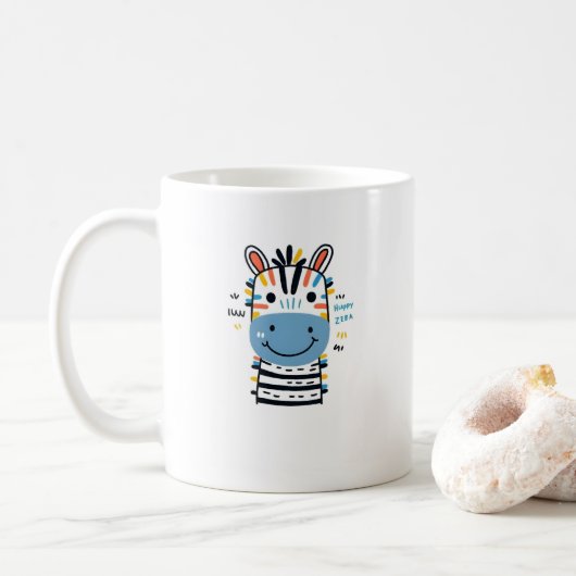Gelukkig Zebra Koffiemok (Met donut)