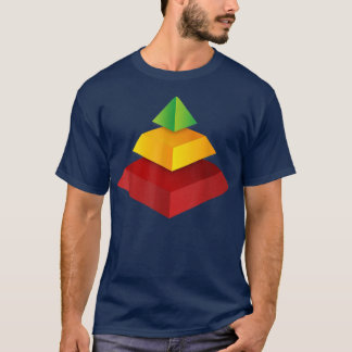 gelukkig zijn als elke nieuwe dag komt t-shirt