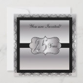 Gelukkig zilveren jubileum 25 jaar kaart (Voorkant)