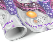 Gelukkig zingen kabouter kerst inpakpapier (Rol Hoek)
