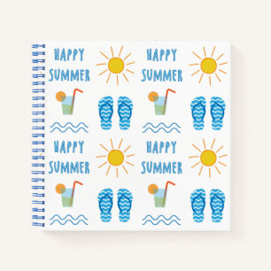 Gelukkig Zomer Patroon Notitieboek