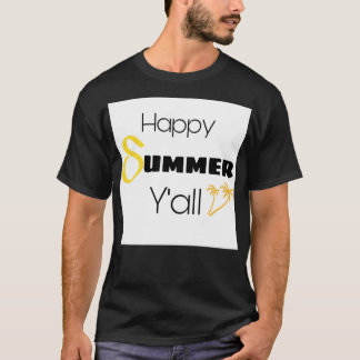 Gelukkig zomerfeest t-shirt