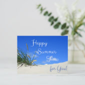 Gelukkig zomertijd voor jou! briefkaart (Staand voorkant)