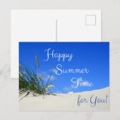 Gelukkig zomertijd voor jou! briefkaart (Voorkant / Achterkant)