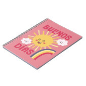 Gelukkig Zon Kinderkamer Kunst in het Spaans Poste Notitieboek (Linkerzijde)