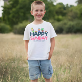 Gelukkig zondag t-shirt