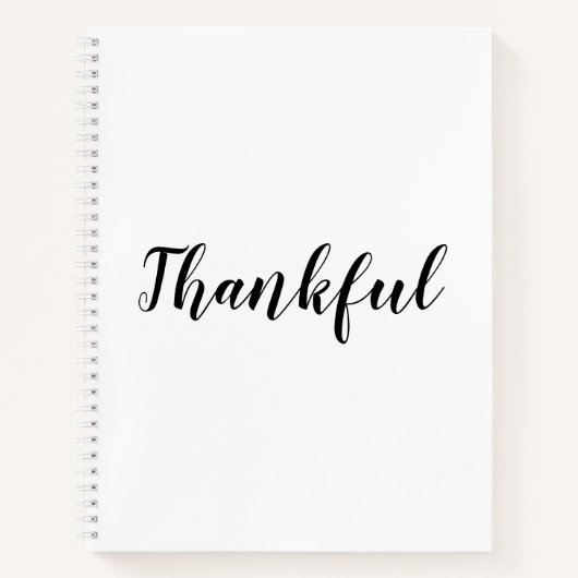 Gelukkig zwarte witte tekst van het douanemanuscri notitieboek (Voorkant)