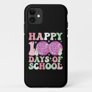 Gelukkige 100 dagen school Disco Bal Groovy Retro Case-Mate iPhone Case