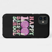 Gelukkige 100 dagen school Disco Bal Groovy Retro Case-Mate iPhone Case (Achterkant (horizontaal))