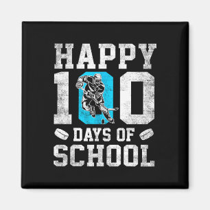 Gelukkige 100 dagen school Hockey liefhebbers Jong Magneet