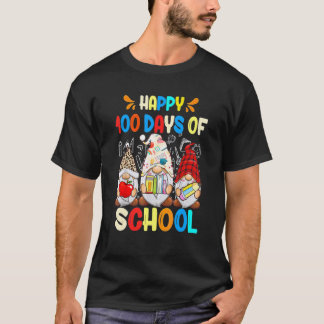 Gelukkige 100 dagen school kabouter juf kinderen t-shirt