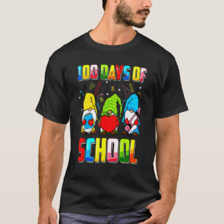 Gelukkige 100 dagen school kabouter voor leraar st t-shirt