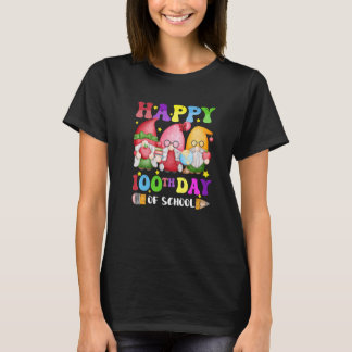 Gelukkige 100 dagen school kabouters leraar kinder t-shirt
