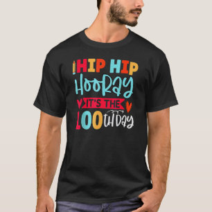 Gelukkige 100 dagen school kleuterleidster jongens t-shirt