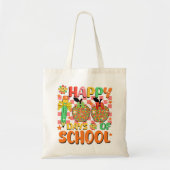 Gelukkige 100 dagen school. Leraar appreciatie Tote Bag (Voorkant)