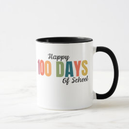 Gelukkige 100 dagen school leraar mok