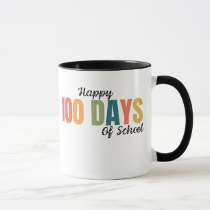 Gelukkige 100 dagen school leraar mok