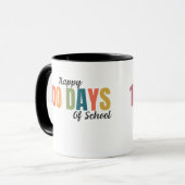 Gelukkige 100 dagen school leraar mok (Voorkant links)