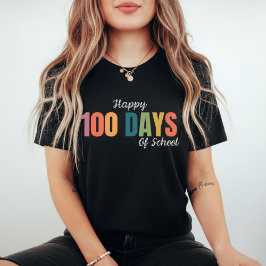 Gelukkige 100 dagen school voor de leraar Tri-Blend shirt