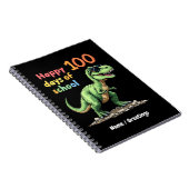 Gelukkige 100 dagen schoolfeest Slimmer Notitieboek (Rechterzijde)