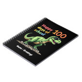 Gelukkige 100 dagen schoolfeest Slimmer Notitieboek (Linkerzijde)