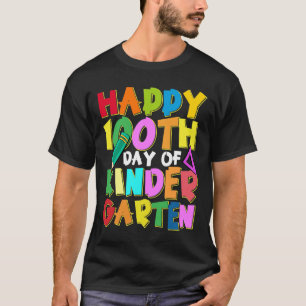 Gelukkige 100 Dagen van Kleuterschool Kinder 100st T-shirt