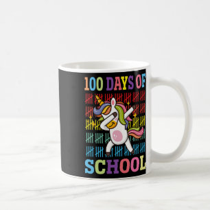 Gelukkige 100 dagen van school Kinder dabbing Eenh Koffiemok