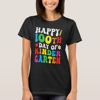 Gelukkige 100e kleuterdag voor kleuterleraren 100 t-shirt