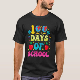 Gelukkige 100e schooldag 100 dagen school t-shirt