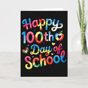 Gelukkige 100e schooldag Leraar 100 dagen slimmer Kaart