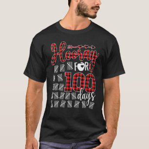 Gelukkige 100e schooldag Leraar Hoera voor 100 D T-shirt