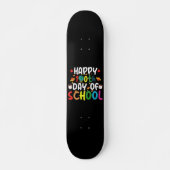 Gelukkige 100e Schooldag Leraar Student Persoonlijk Skateboard (Voorkant)