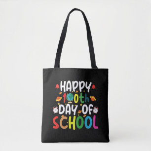 Gelukkige 100e Schooldag Leraar Student Tote Bag