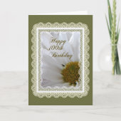 Gelukkige 100e verjaardag! Daisy in Lace Lijst Kaart (Voorkant)