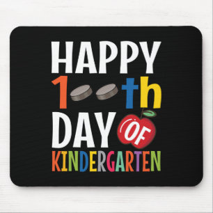 Gelukkige 100ste dag van de kleuterschool leraar muismat