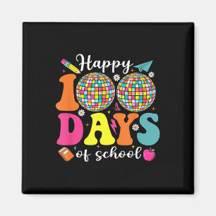 Gelukkige 100ste Dag van de School Leraar Jongens Magneet