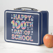 Gelukkige 100ste Dag van de School Tie Dye Rainbow (In situ)