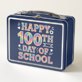 Gelukkige 100ste Dag van de School Tie Dye Rainbow (Voorkant)